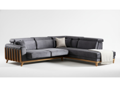 Wohnlandschaft Eckcouch Ecklounge Polsterecke Ecksofa Design Sofa Couch 305x250