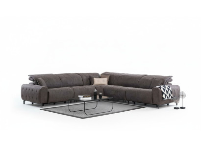 Ecksofa Wohnlandschaft Eckcouch Ecklounge Polsterecke Design Sofa Couch Garnitur