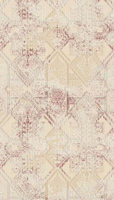 Teppich Kunstteppich Design Gradient Rosa-Beige Kurzflor Wohnzimmer Teppiche