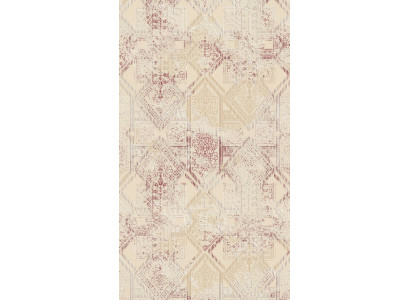 Teppich Kunstteppich Design Gradient Rosa-Beige Kurzflor Wohnzimmer Teppiche