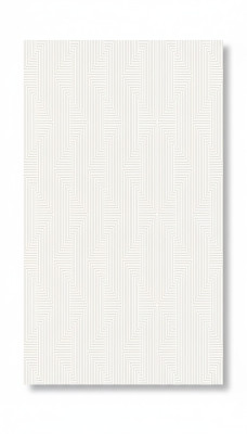 Teppich Kurzflor Klassisch Weiß Geometrisches Muster Einfarbig Unifarben