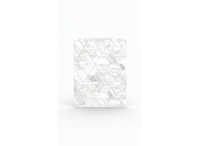 Teppich Kunstfaserteppich Abstrakt Geometrisches Muster Kurz Flor Beige