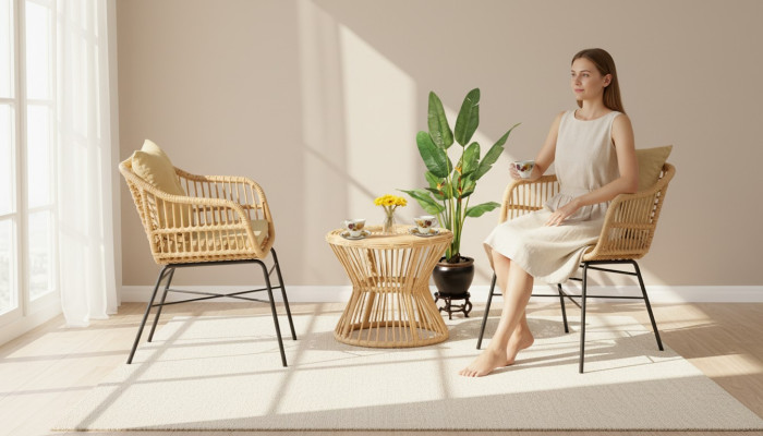 GartenMöbel Sessel Couchtisch Terrasse Benutzerfreundlichkeit Gemütlichkeit