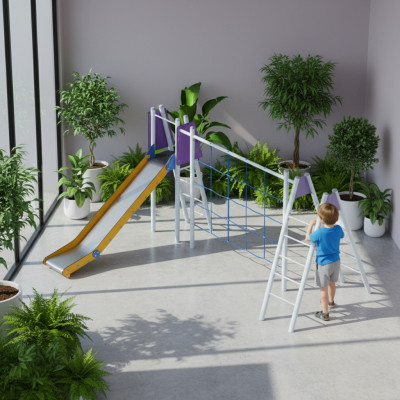 Spielplatz Rutschbahn Spielgelände Klettergerüst Kinderspielplatz Freizeitpark