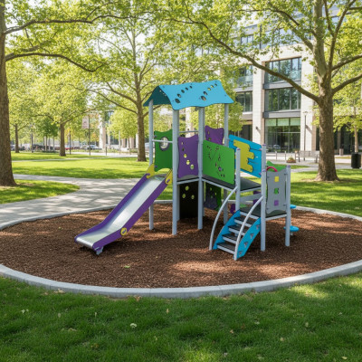 Spielplatz Klettergerüst Spielbereich Freien Abenteuerspielplatz Hochwertigkeit