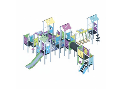 Spielplatz Rutschbahn Spielgelände Klettergerüst Kinderspielplatz Freizeitpark