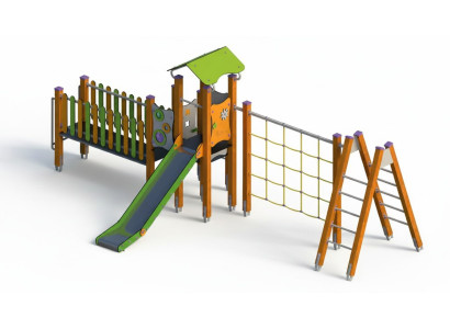 Spielplatz Klettergerüst Spielbereich Freien Abenteuerspielplatz Hochwertigkeit
