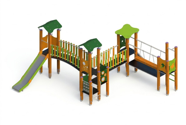 Spielplatz Kinderspielplatz Spielgelände Klettergerüst Rutschbahn Erlebnisplatz