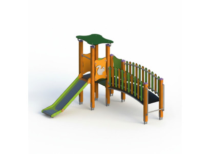 Spielplatz Rutschbahn Spielbereich Freizeitgelände Vergnügungsbereich Kinderzone
