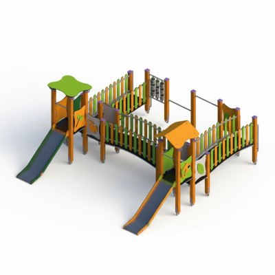 Spielplatz Erlebnisspielplatz Waldspielplatz Klettergerüst  Bewegungsfläche