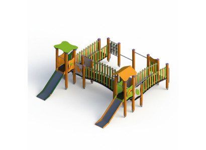 Spielplatz Erlebnisspielplatz Waldspielplatz Klettergerüst  Bewegungsfläche