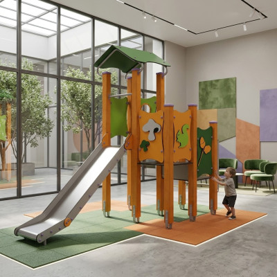 Spielplatz Kinderspielplatz Spielgelände Klettergerüst Rutschbahn Erlebnisplatz