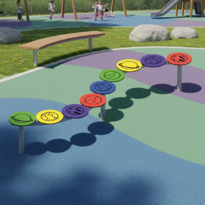 Spielplatz Kinderspielplatz Spielgelände Klettergerüst Rutschbahn Erlebnisplatz
