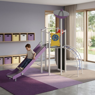 Spielplatz Rutschbahn Klettergerüst Spielstätte Bewegungsfläche Erlebnisplatz
