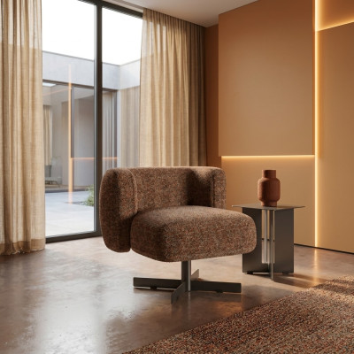 Bequem Wohnzimmer Sessel Stilvoll Braun 1-Sitzer Relax Wohnlandschaft