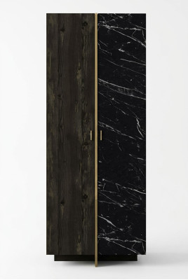 Kleiderschrank Schlafzimmer Moderne Möbel Schwarz Holz Luxus Design