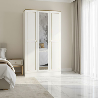Schlafzimmer Kleiderschrank Holz Luxus Design Weiß Moderne Möbel