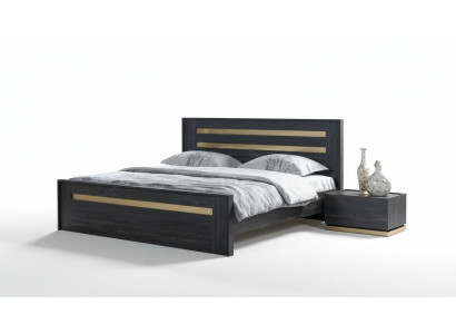 Schlafzimmer Möbel Nachttisch Bett Nachttisch Set Komplett Braun 3tlg.