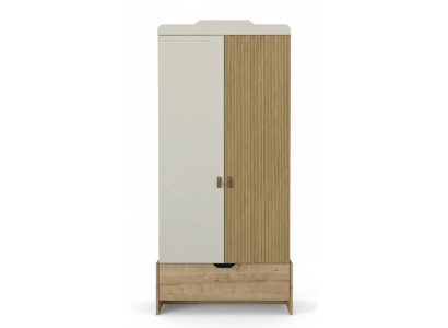 Kleiderschrank Jugendzimmer Moderne Möbel Weiß Holz Luxus Design Beige Schränke
