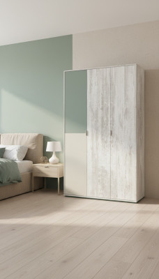 Kleiderschrank Kindezimmer Moderne Möbel Holz Luxus Design Grau Jugendmöbel