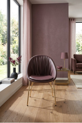 Esszimmer Moderne Design Textil Braun Lehnstuhl Stuhl Polsterstuhl Luxus Möbel