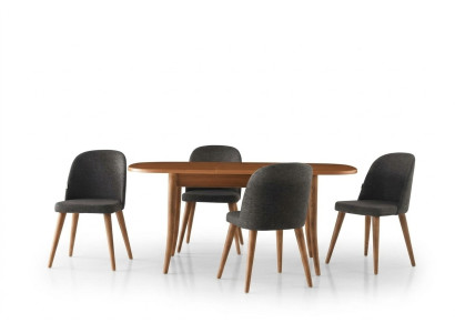 Esszimmermöbel Essgruppe Essecke Esstisch Stühle 5tlg Braun Tisch