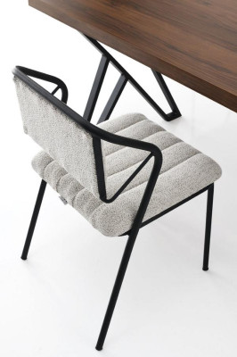 Esszimmer Essgruppe Essecke Holztisch Esstisch Stühle Set 7tlg Braun