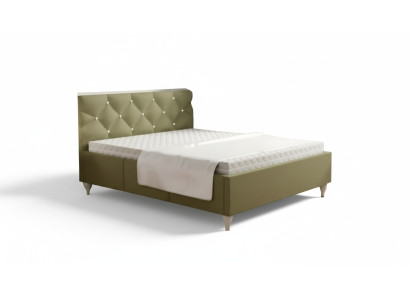 Bett Design Luxus Doppel Betten 180x200cm Schlaf Zimmer Grün Modern Neu