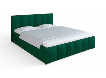 Polsterbett Betten Bett Polster Stoff Textil Designer Hotel Doppel Luxus Design