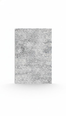 Teppich Bodenteppich Kurzflor Geometrisches Muster Flur Foyer Grau Teppiche