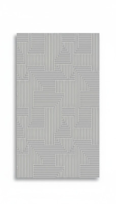 Teppich Kurzflor Abstrakter Geometrisches Grau Muster Flur Foyer Veranda