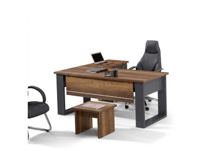 Arbeitszimmer Set Schreibtisch Arbeitsfläche Kommode Couchtisch Holz