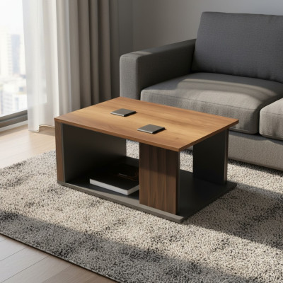Couchtisch Mit Stauraum Beistelltisch Holztisch Büromöbel Arbeitszimmer