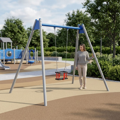 Schaukelplatz Schaukel Spielplatz Kinderspielplatz Erholungsgebiet Kinderwel