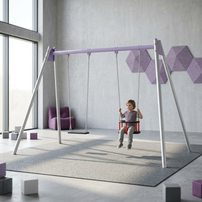 Schaukelplatz Slackline Schaukel Spielbereich  Schaukelstuhl Kinderkarussell