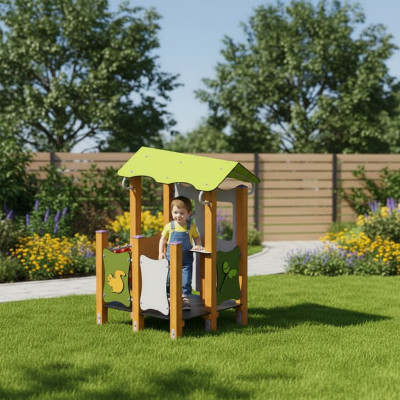 Spielplatz Spielhaus Kinderspielplatz Kinderbank Kinderzelt Spielhäuschen