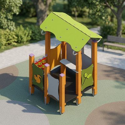 Spielplatz Spielhaus Kinderspielplatz Kinderbank Kinderzelt Spielhäuschen