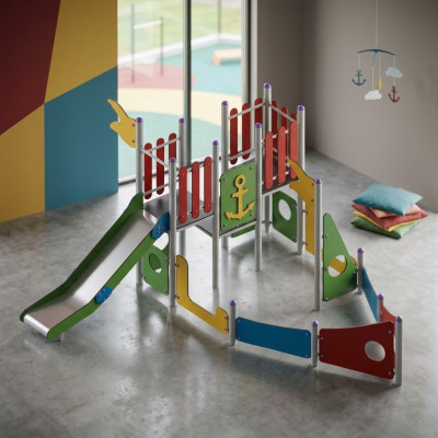 Spielplatz Piratenboote Bewegungspark Freizeitplatz Spielzeugboote Kinderpark