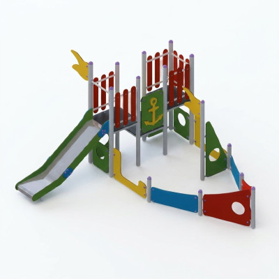 Spielplatz Piratenboote Bewegungspark Freizeitplatz Spielzeugboote Kinderpark