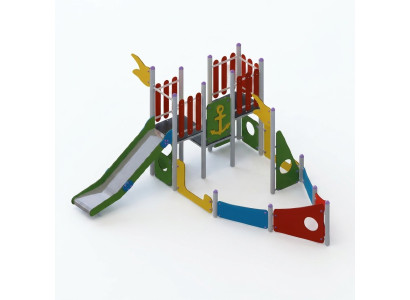 Spielplatz Piratenboote Bewegungspark Freizeitplatz Spielzeugboote Kinderpark