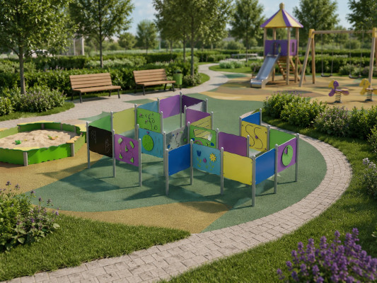 Aktivspieltafeln mit Labyrinth Spieltafeln Bewegungspark Spielzeugboote Kinder