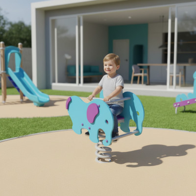 Schaukelwippe Wippgerät Wippe Schwingwippe Kinderwippe Spielplatz Wippen Elefant