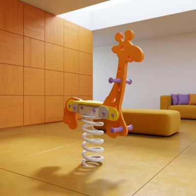 Schaukelwippe Wippgerät Wippe Schwingwippe Kinderwippe Spielplatz Giraffe