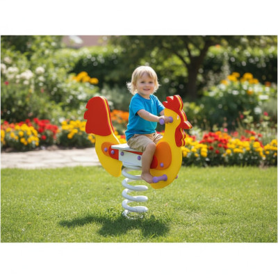 Schaukelwippe Wippgerät Wippe Schwingwippe Kinderwippe Spielplatz Wippen Hahn