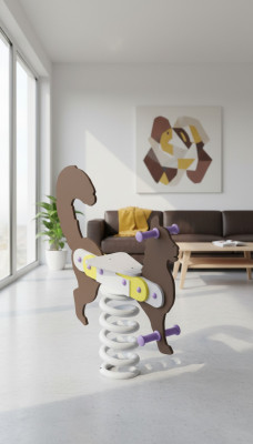 Schaukelwippe Wippgerät Wippe Schwingwippe Kinderwippe Spielplatz Wippen Katze
