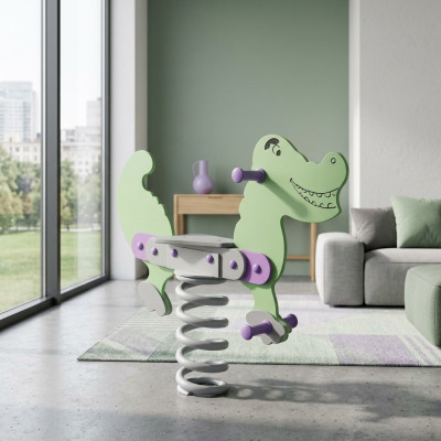 Schaukelwippe Wippgerät Wippe Schwingwippe Kinderwippe Spielplatz Wippen Kroko