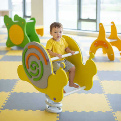 Schaukelwippe Wippgerät Wippe Schwingwippe Kinderwippe Spielplatz Schnecke