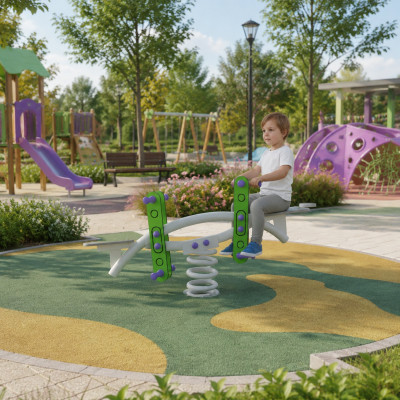 Schaukelwippe Wippgerät Doppelte Wippe Schwingwippe Spielplatz Wippen