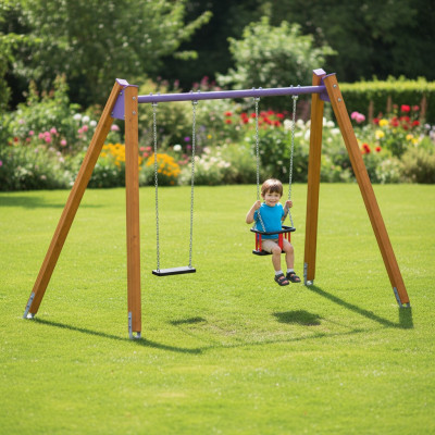 Schaukel Abenteuerspielplatz Balancewippe Wippgerät ErholungsgebietSchaukeltier