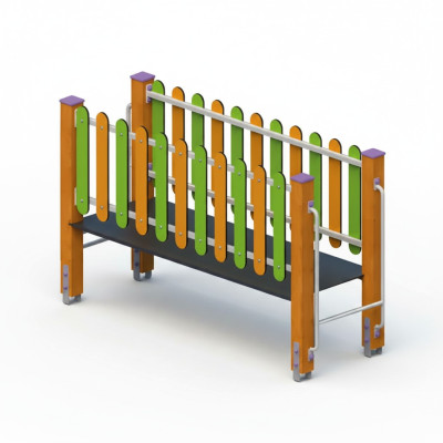 Spielplatz Schwebebalken Balancierbrücke Hängebrücke Kletterbrücke Wackelbalken